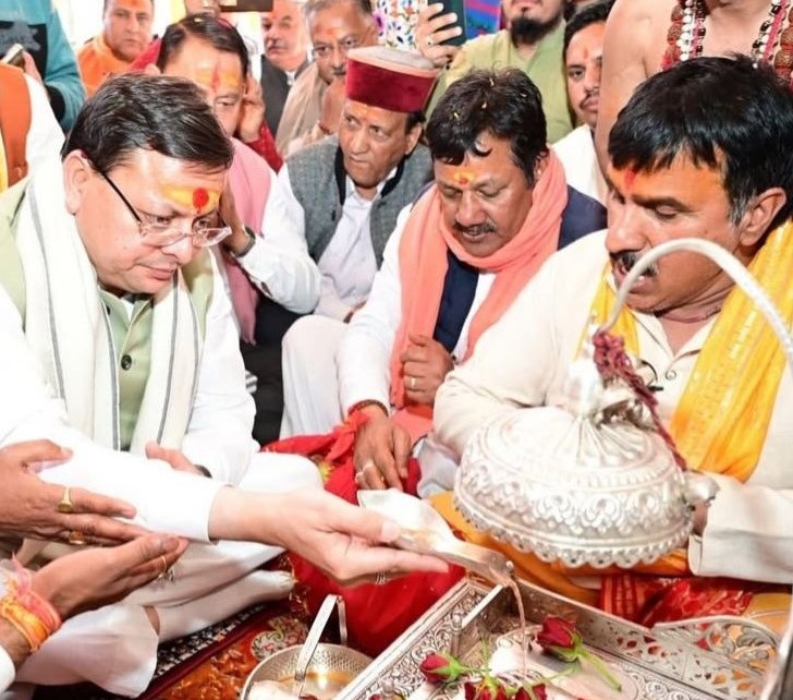 Gangotri Visit CM